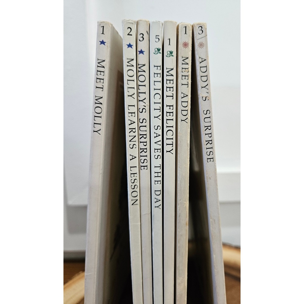 VTG American Girl Book Lot of 7 Pleasant Company Scholastic Molly Addy Felicity - Picture 6 of 14